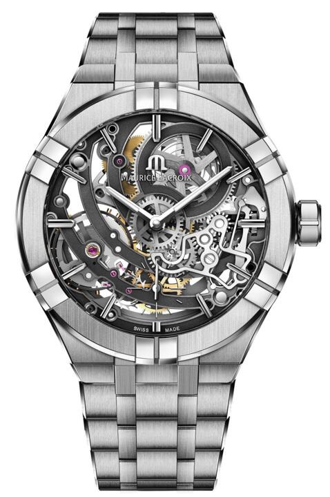 Maurice Lacroix Aikon Automatic Skeleton Manufacture 45 mm AI6028-SS002-030-1 watches for sale